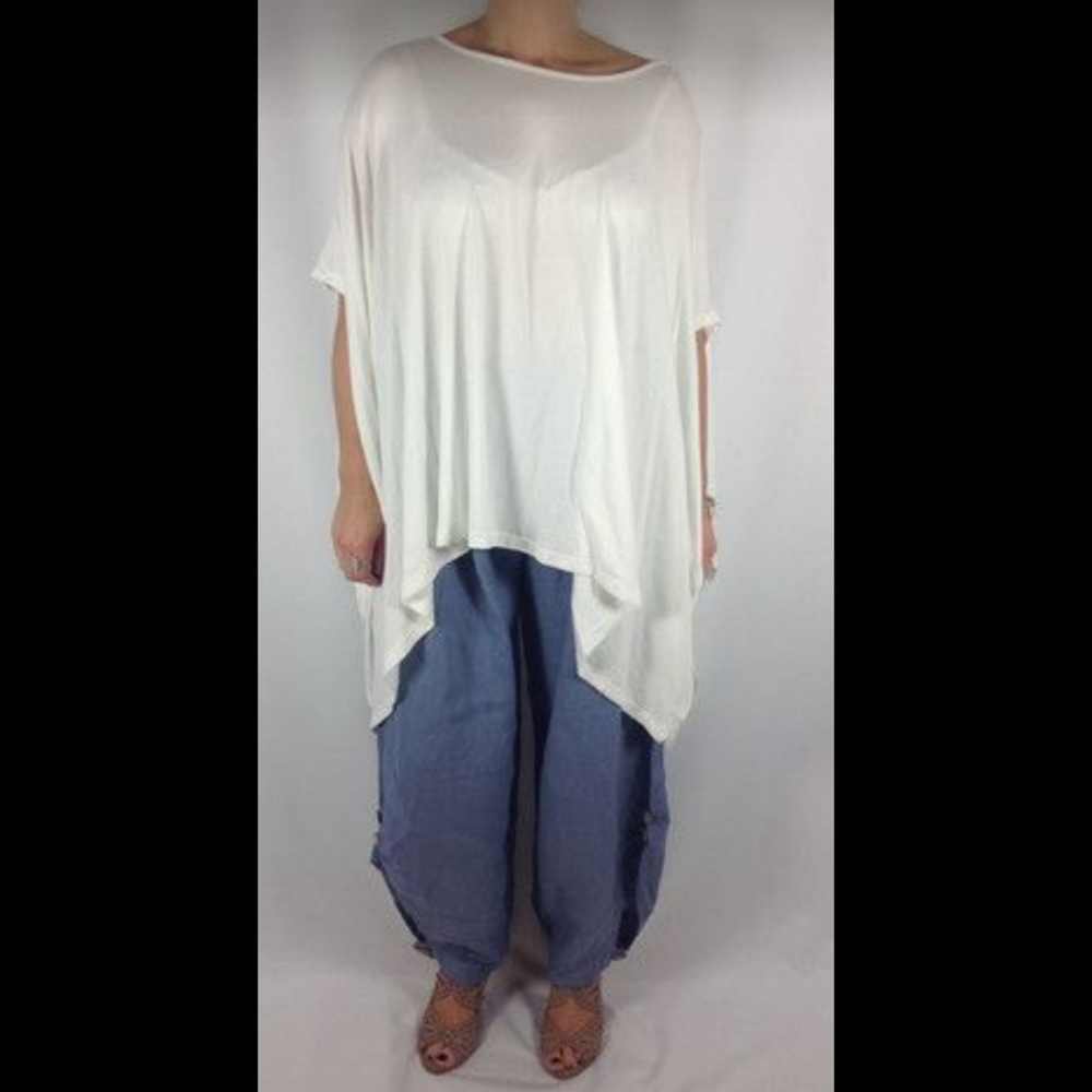 Lagenlook pinstriped pants (2XL) - Picture 6 of 8